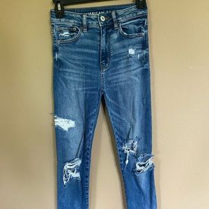 American Eagle high rise jeans
